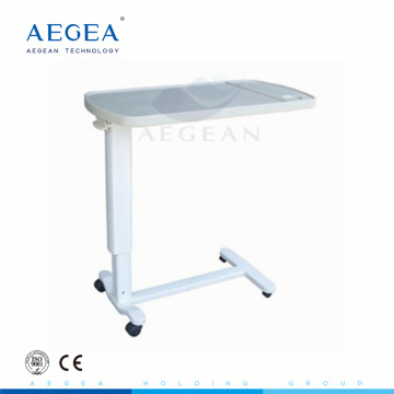 AG-OBT002 CE ISO verstellbare medizinische ABS Dinning Board über Bett Tisch